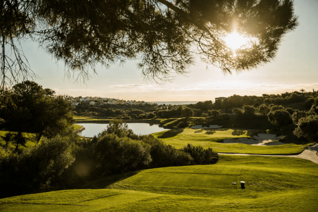 La Reserva Club golf course in Sotogrande with panoramic views and luxury surroundings